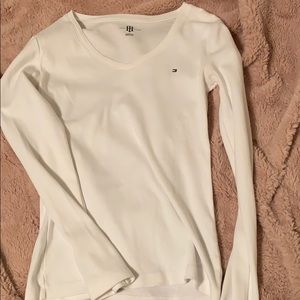 Tommy Hilfiger white long sleeve top